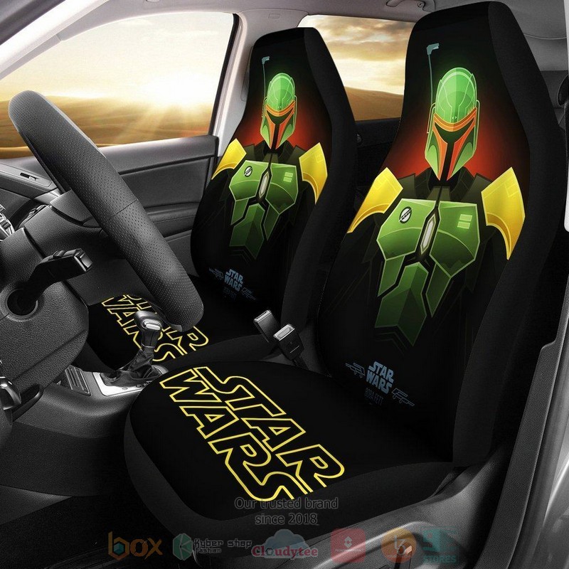 BEST Star Wars Boba Fett Car Seat Covers 9
