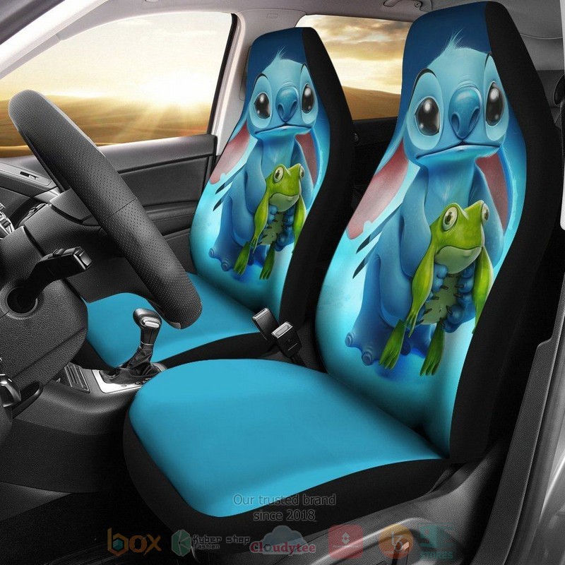 BEST Stitch Frog Lilo Car Seat Covers 7