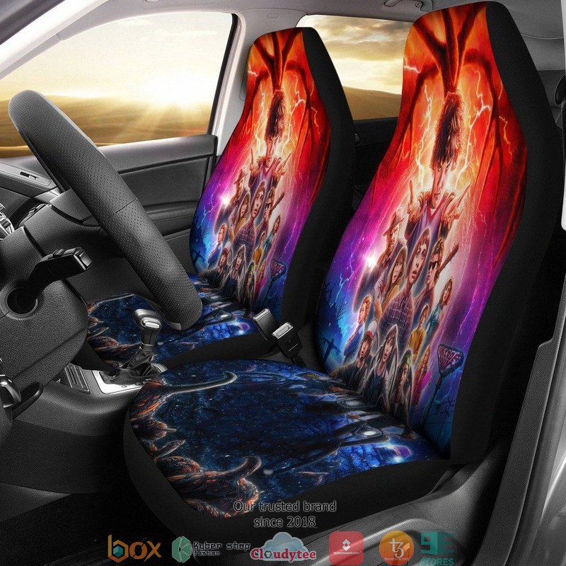 BEST Stranger Things Car Seat Covers 8