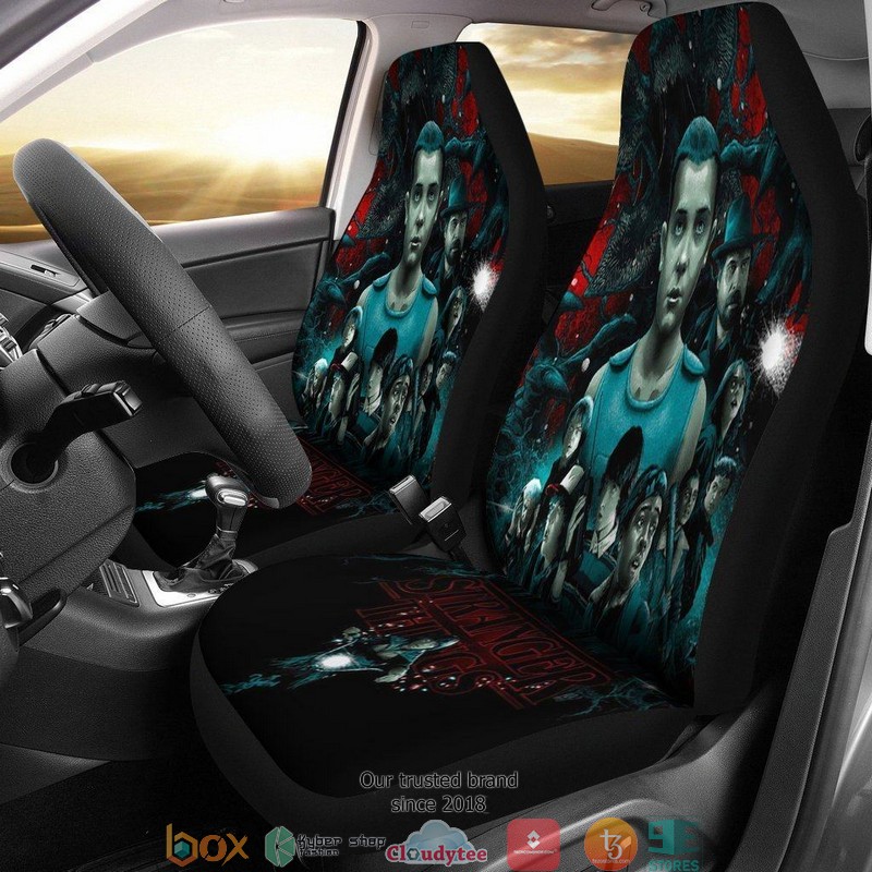 BEST Stranger Things El and Friends Car Seat Covers 9