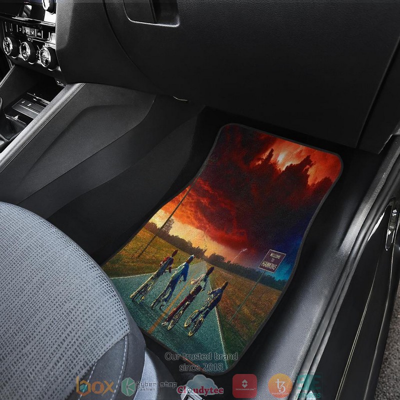 BEST Stranger Things Fighting Moment Car Floor Mat 4 BEST Stranger Things Fighting Moment Car Floor Mat - Image 4