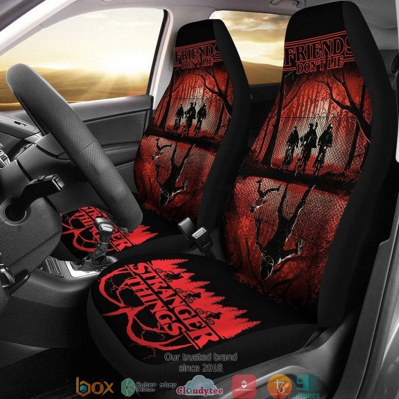 BEST Stranger Things Friend Don't Lie Car Seat Covers 9