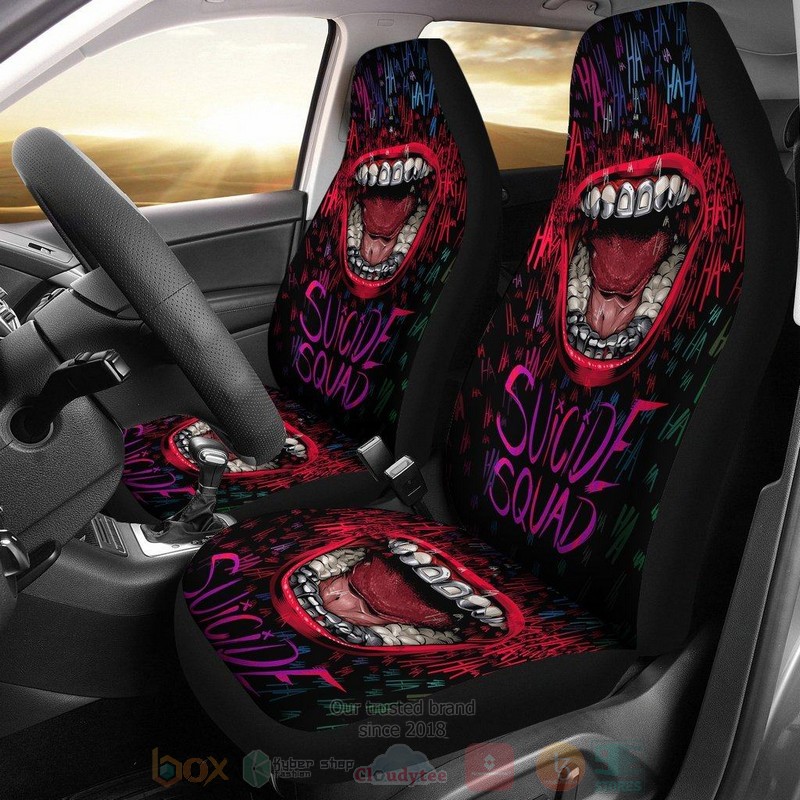 HOT Suicide Squad Art Movie Car Seat Cover 8