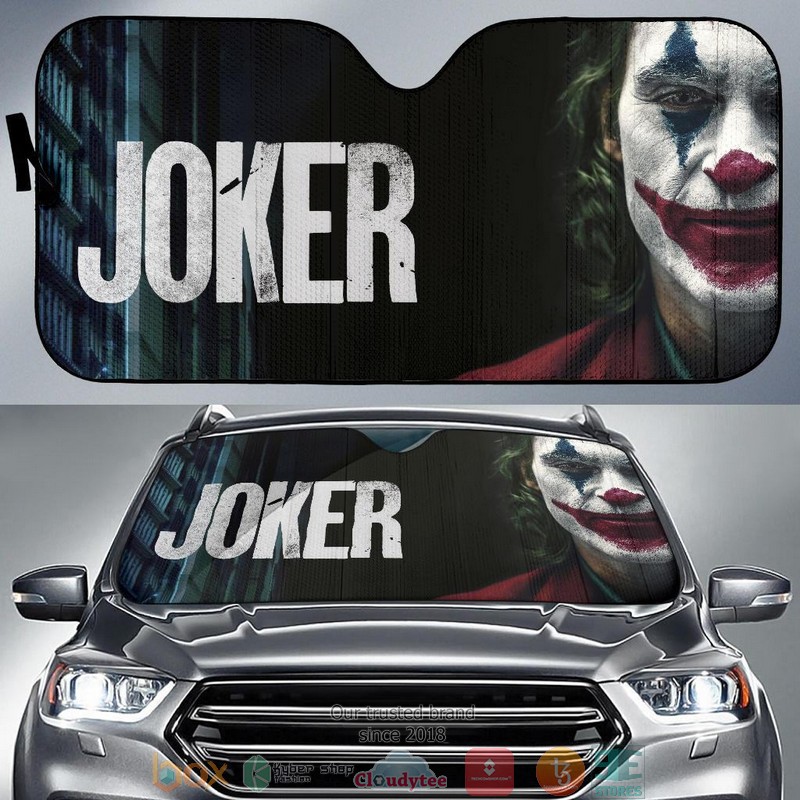 BEST Suicide Squad Joker Movie 3D Car Sunshades 6