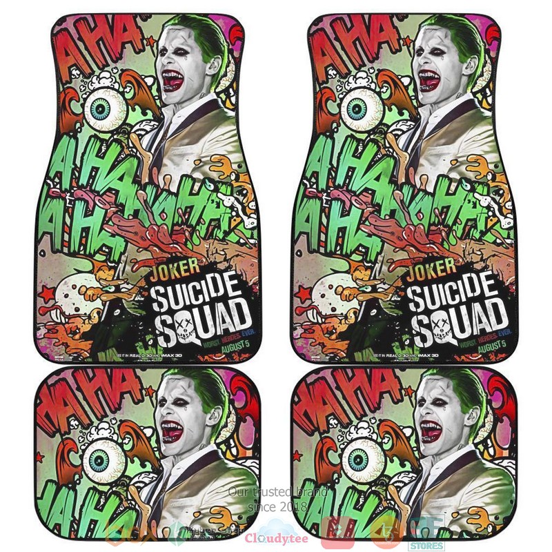 BEST Joker Suicide Squad Movie All I Have Are Negative Thoughts Car Floor Mat 10