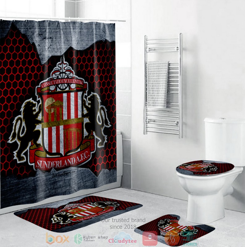 BEST Sunderland Shower Curtain Set 3