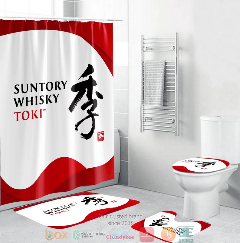 BEST Suntory Whisky Toki showercurtain bathroom sets 2