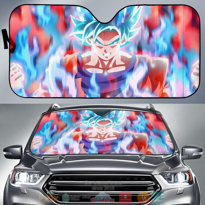 BEST Super Saiyan Goku Dragon Ball 3D Car Sunshades 7