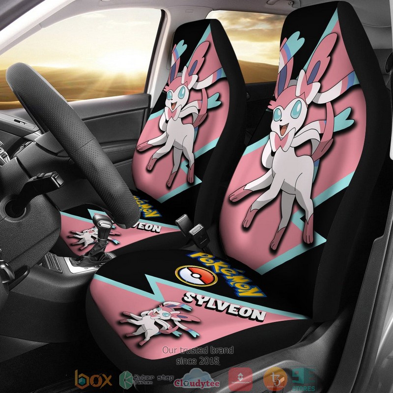 BEST Sylveon Anime Pokemon Car Seat Cover 8