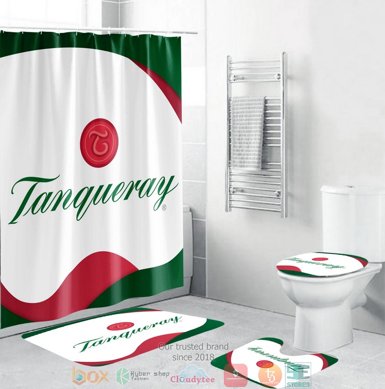 BEST Tanqueray showercurtain bathroom sets 3
