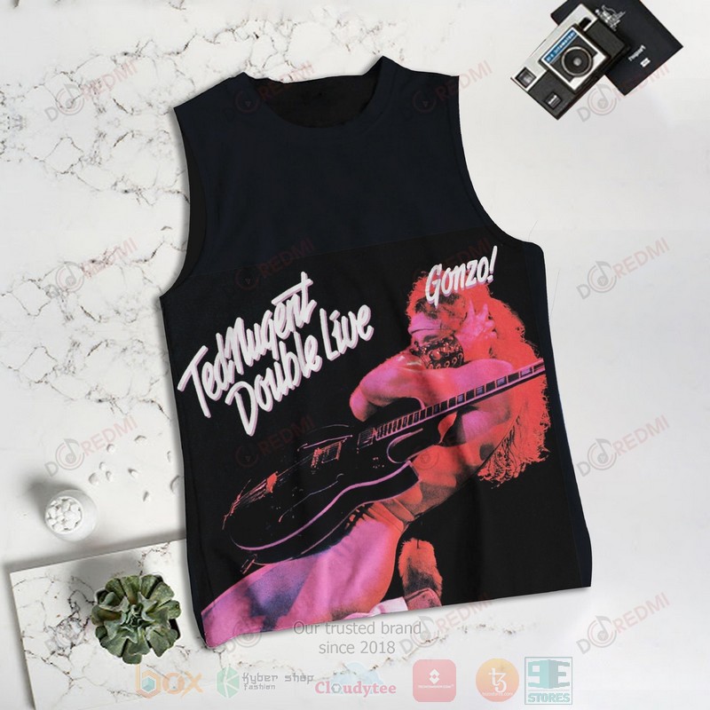 HOT Ted Nugent Free-for-All 3D Tank Top 4