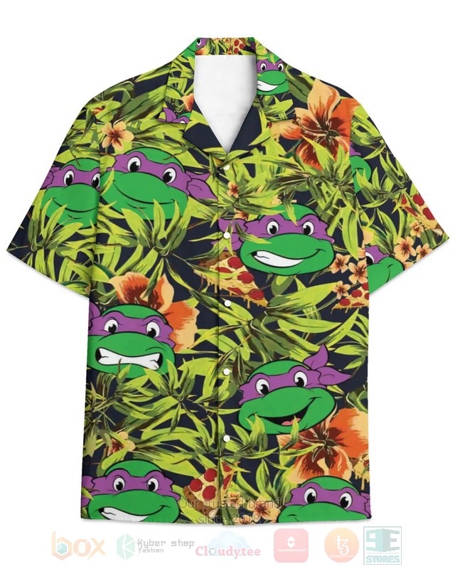 STYLE Teenage Mutant Ninja Turtles Donatello Short Sleeve Hawaii Shirt 5