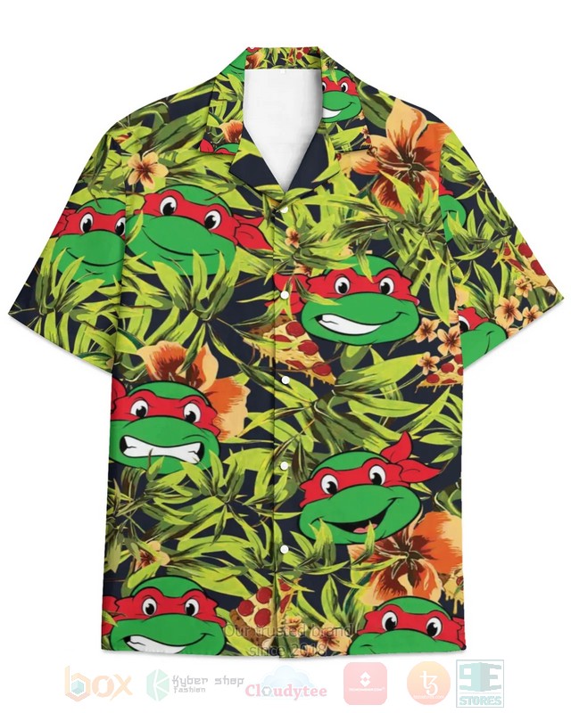 STYLE Teenage Mutant Ninja Turtles Raphael Short Sleeve Hawaii Shirt 4