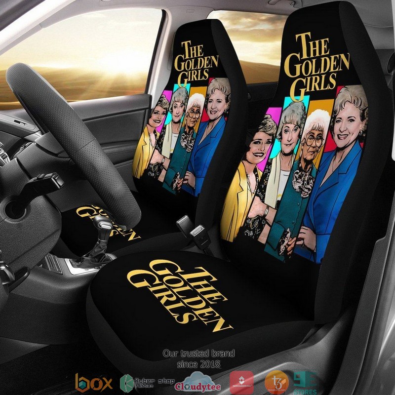 BEST The Golden Girls Art Car Seat Covers 8