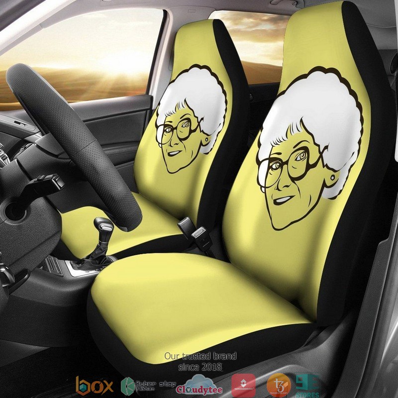 BEST The Golden Girls Golden Girls Mama Wear Glasses Car Seat Covers 8