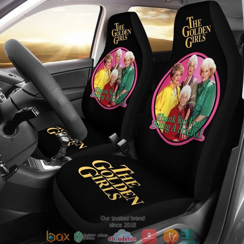 BEST The Golden Girls Golden Girls TV Show Car Cover Circle Friend Car Seat Covers 8