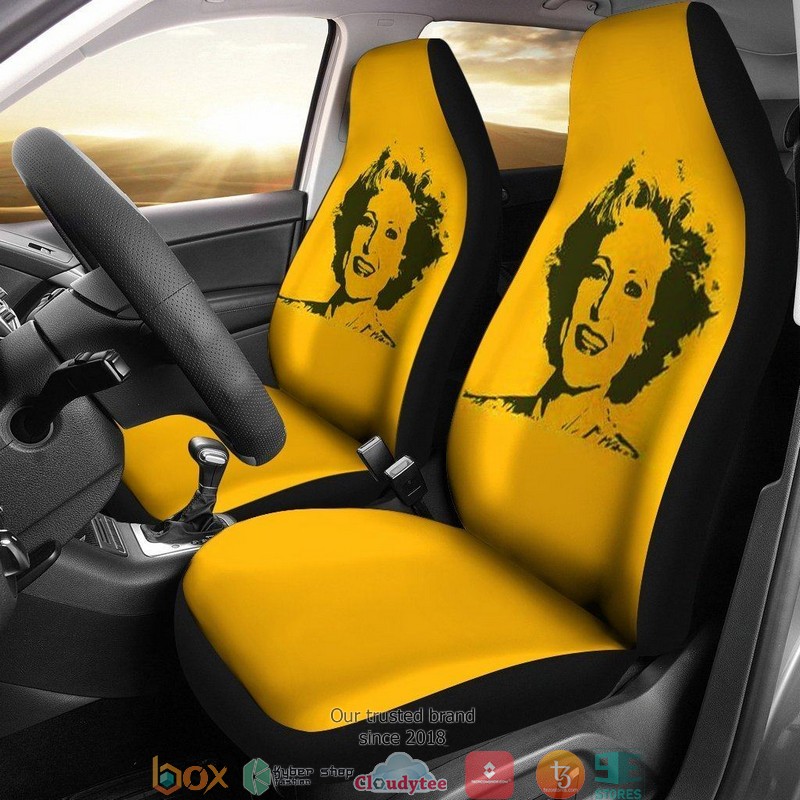 BEST The Golden Girls Golden Girls in Yellow Color Car Seat Covers 9