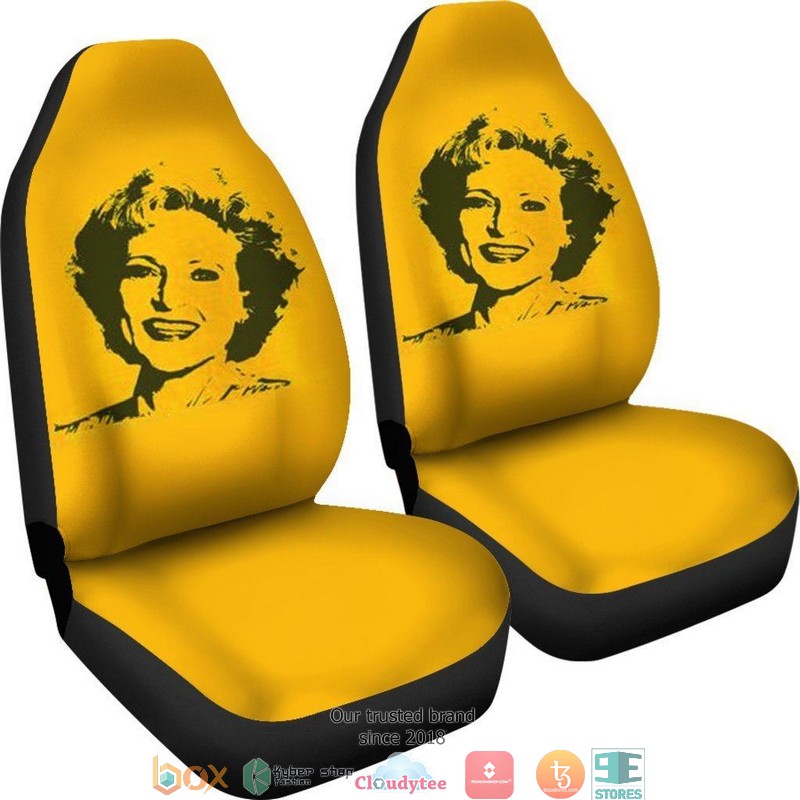 BEST The Golden Girls Golden Girls in Yellow Color Car Seat Covers 4 BEST The Golden Girls Golden Girls in Yellow Color Car Seat Covers - Image 4