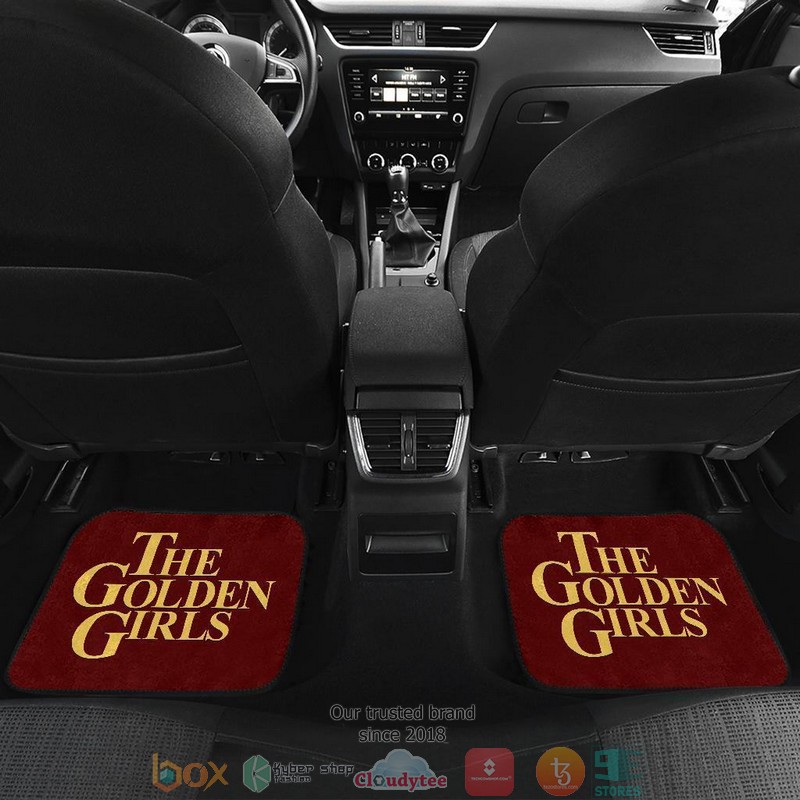 BEST The Golden Girls TV Show Circle Friend Car Floor Mat 9