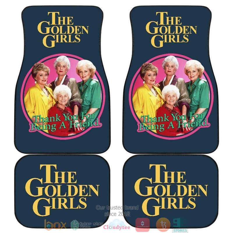 BEST The Golden Girls Circle Friend TV Show Car Floor Mat 13