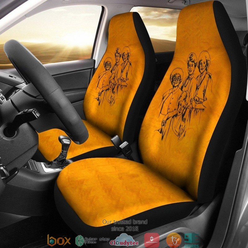 BEST The Golden Girls The Golden Girls in Brown Color Car Seat Covers 9