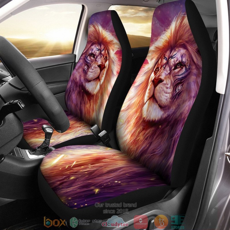 BEST Real Cool Lion Car Seat Cover 8