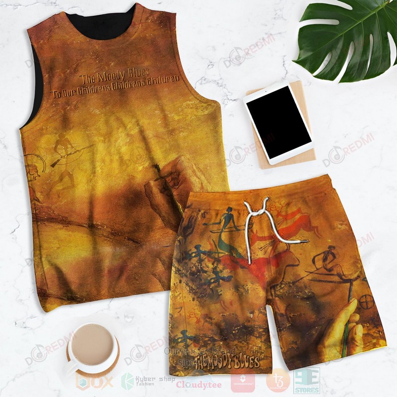 HOT The Moody Blues To Our Children's Children's Children Album Short, All Over Print Tank Top 2