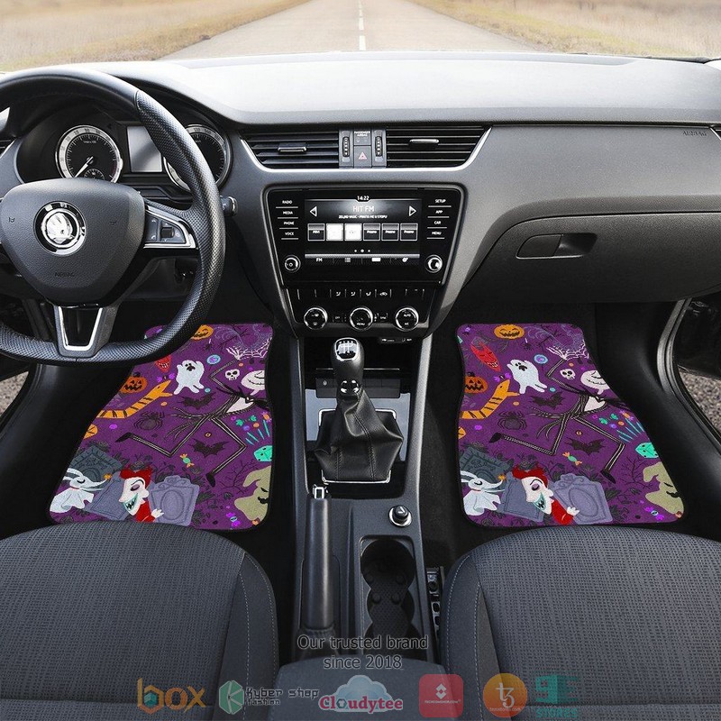 BEST The Nightmare Before Christmas NBC Characters Patterns Car Floor Mat 16
