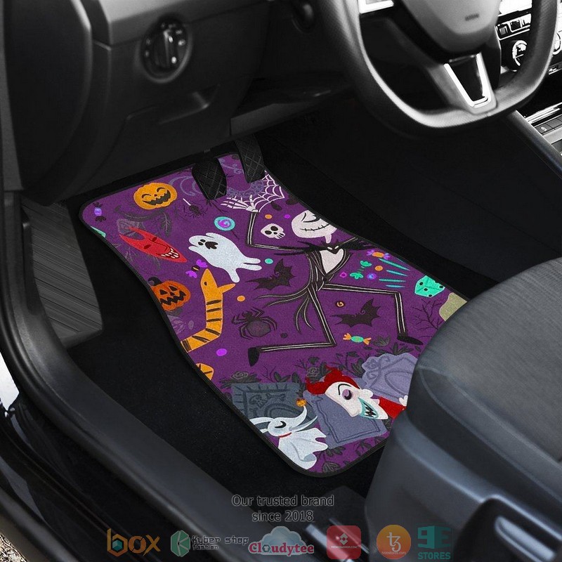 BEST The Nightmare Before Christmas NBC Characters Patterns Car Floor Mat 7