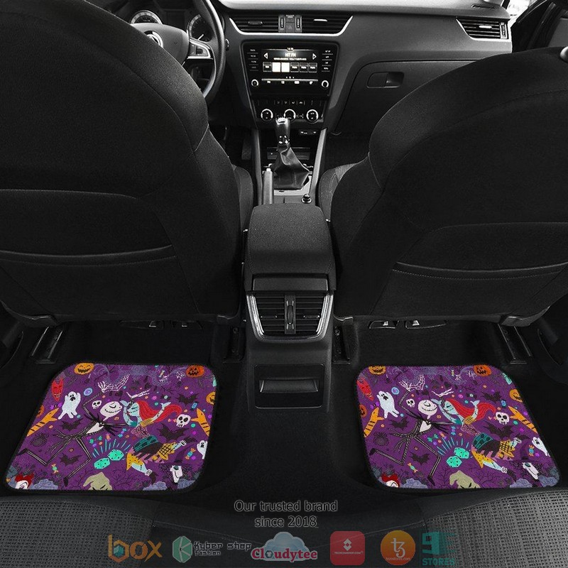 BEST The Nightmare Before Christmas NBC Characters Patterns Car Floor Mat 5