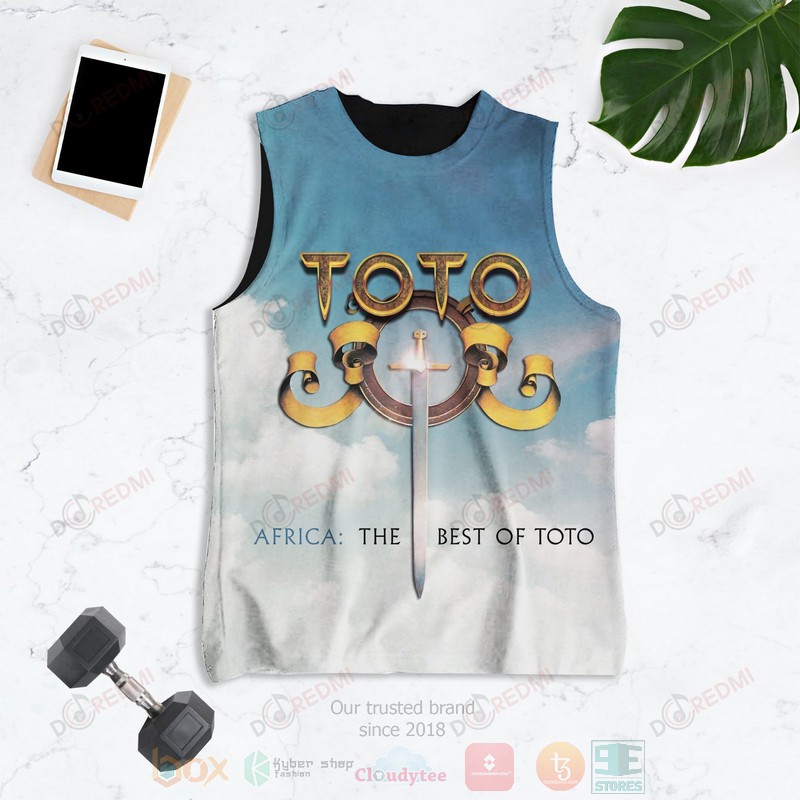 HOT Toto Africa: The Best of Toto 3D Tank Top 6