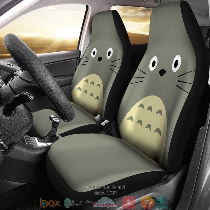 BEST Totoro Grey Car Seat Cover 9