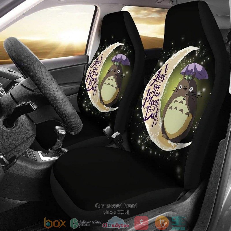 BEST Totoro I love you to the moon and back Car Seat Cover 7