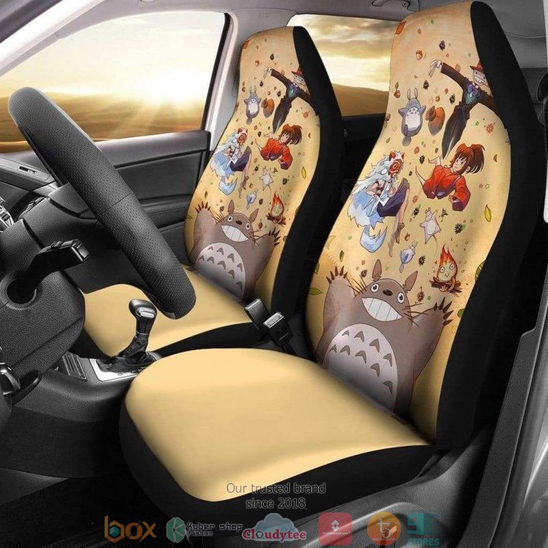 BEST Totoro Mononoke Calcifer Car Seat Cover 9