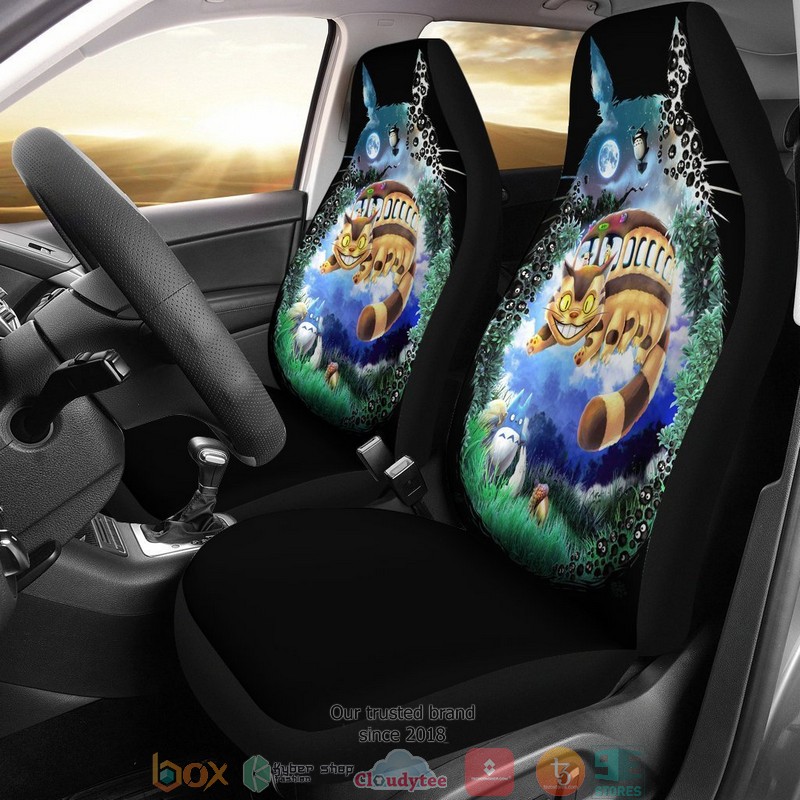 BEST Totoro and Catbus Car Seat Cover 9