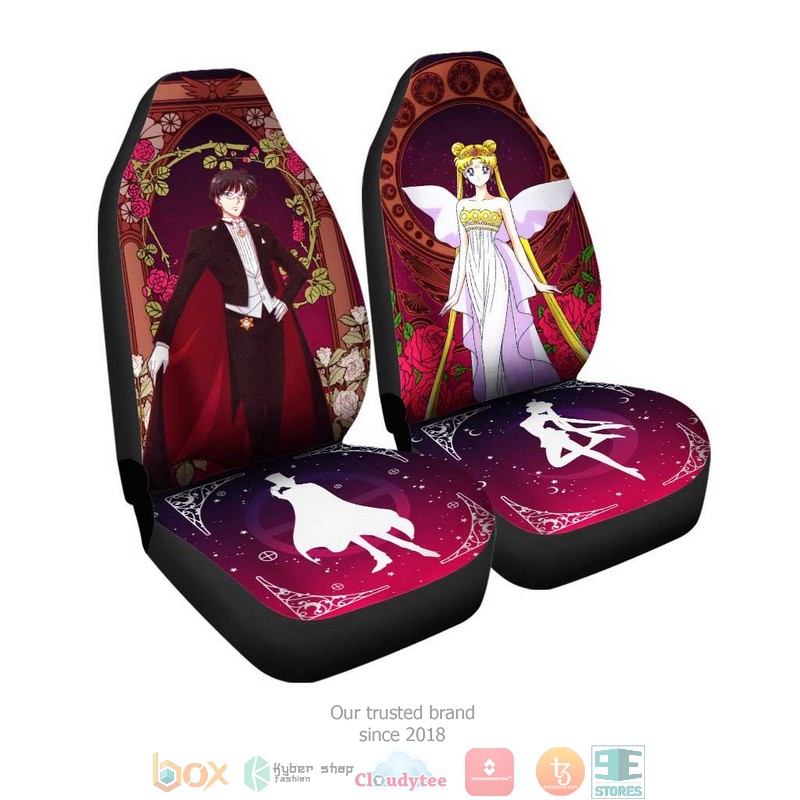BEST Tuxedo Mask x Sailor Moon Car Seat Cover 4