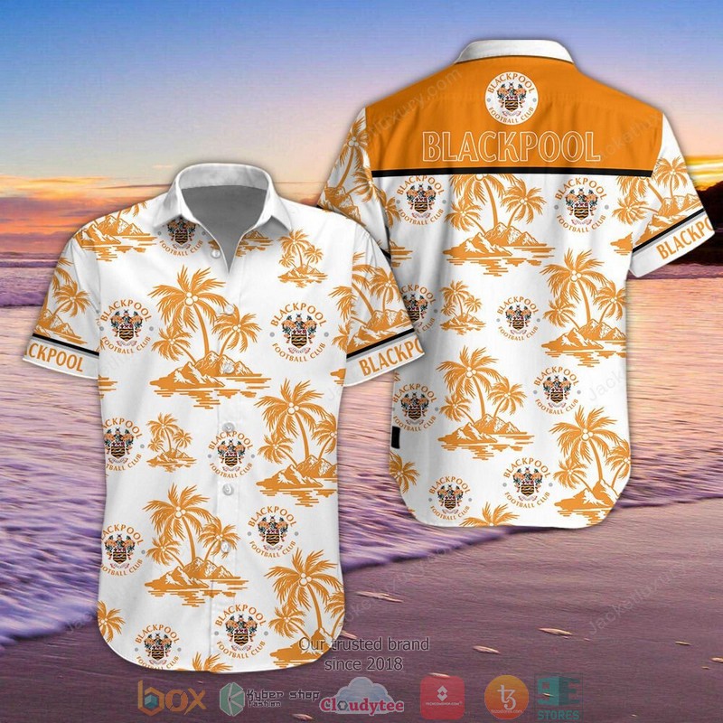 Blackpool F.C 3D Hawaiian Shirt, Shorts 5