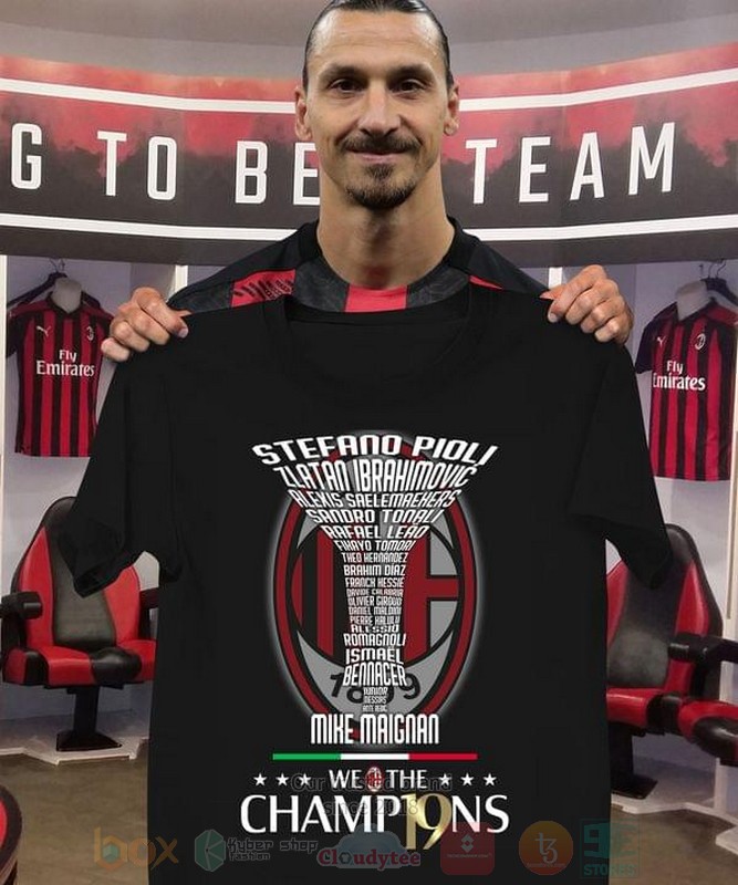 NEW We The Champions AC Milan Hoodie, Shirt 18