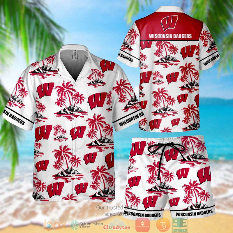 BEST Wisconsin Badgers Hawaii Shirt, Shorts 3