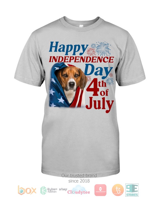 NEW Yellow Beagle Happy Independence Day 4th Of July Hoodie, Shirt 47