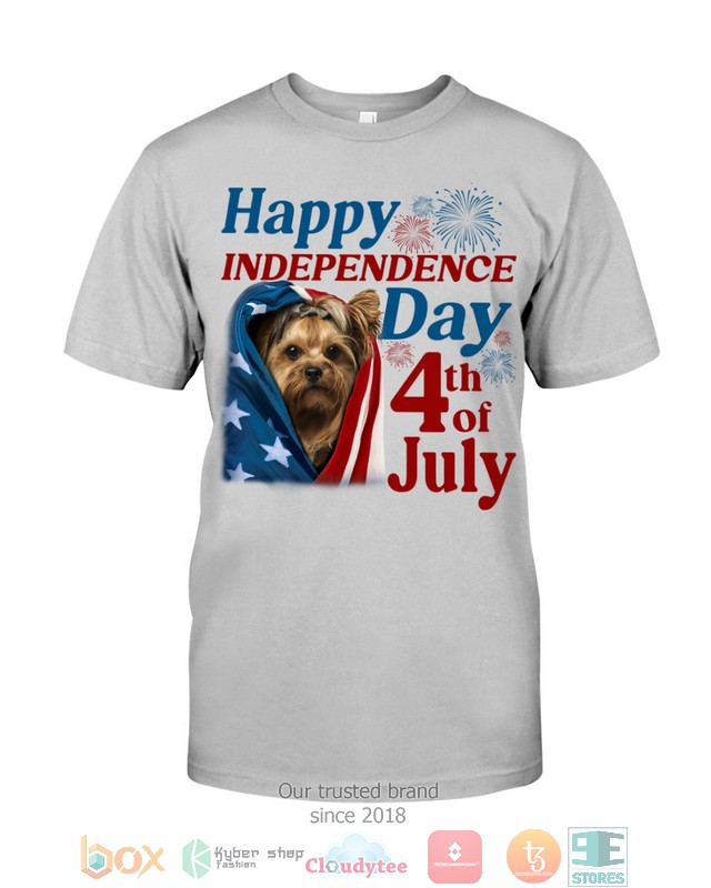 NEW Yorkshire Terrier Happy Independence Day 4th Of July Hoodie, Shirt 47