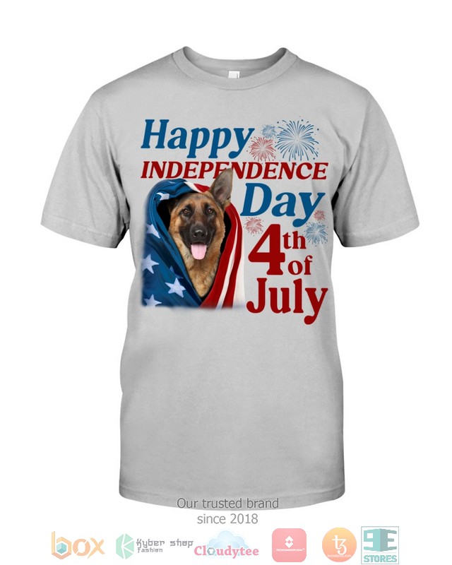 NEW German Shepherd Happy Independence Day 4th Of July Hoodie, Shirt 46