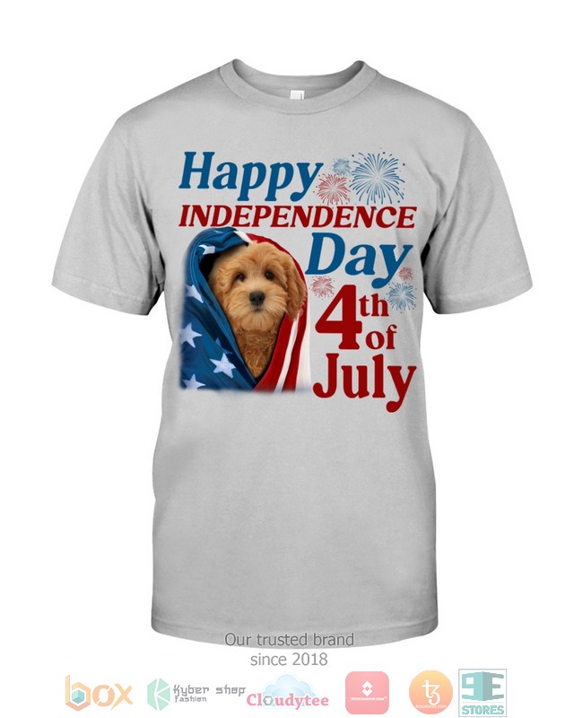 NEW Red Goldendoodle Happy Independence Day 4th Of July Hoodie, Shirt 46