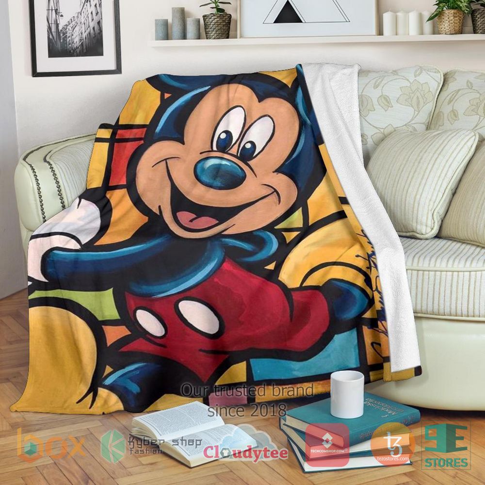 HOT Graphic Art Mickey Mouse Blanket 16