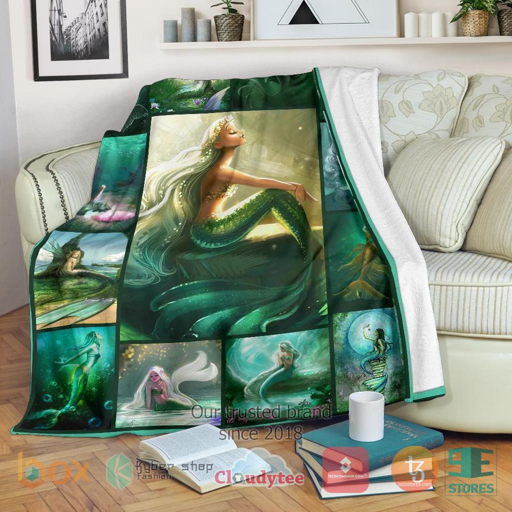 HOT Graphic Mermaid For Mermaid Lover Blanket 10