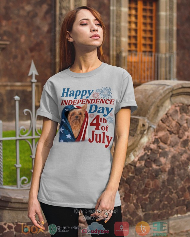 Silky Terrier Happy Independence Day 4th of July shirt, sweatshirt 16