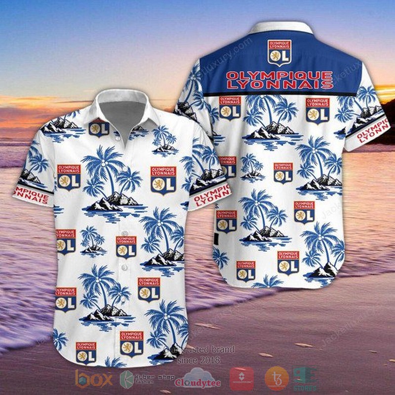 Olympique Lyonnais Hawaiian Shirt 7