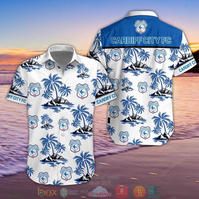 Cardiff City F.C 3D Hawaiian Shirt, Shorts 6