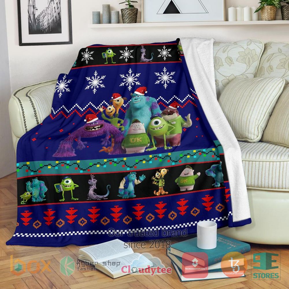 HOT Monsters University Friends Christmas Blanket 17