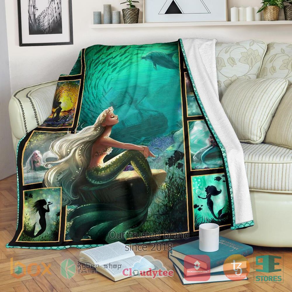 HOT Mystic Mermaid For Mermaid Lover Blanket 11